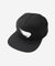 Embroidered Wing Patch Snapback - Black
